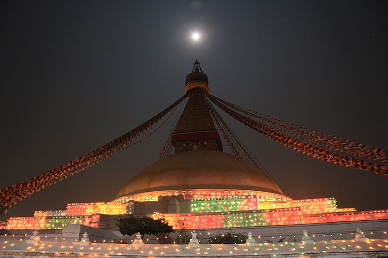 Boudhanath Stupa: Exploring the Spiritual Significance and History  5 Boudhanath on the full moon day and Buddhajayanti