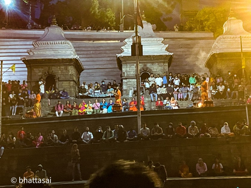 Aarati at pashupatinath temple