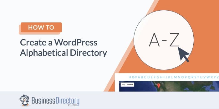 How to Create a WordPress Alphabetical Directory