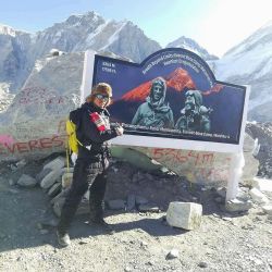 New signboard at Everest Base Camp