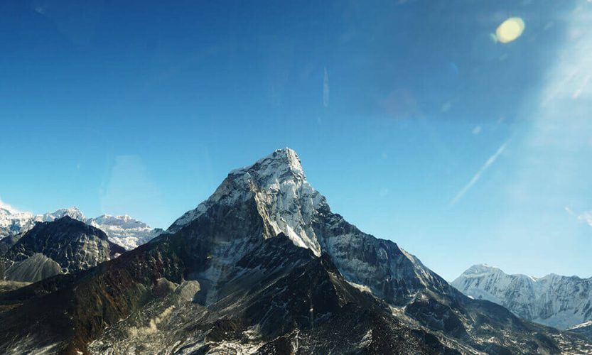Mount Everest Helicopter Tour: Soar over the Majestic Himalayas 3 View From Chopper