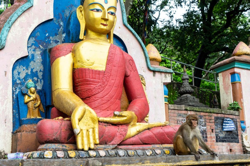 Get Inspired at Swayambhunath (Monkey Temple) 5 Buddha Statue