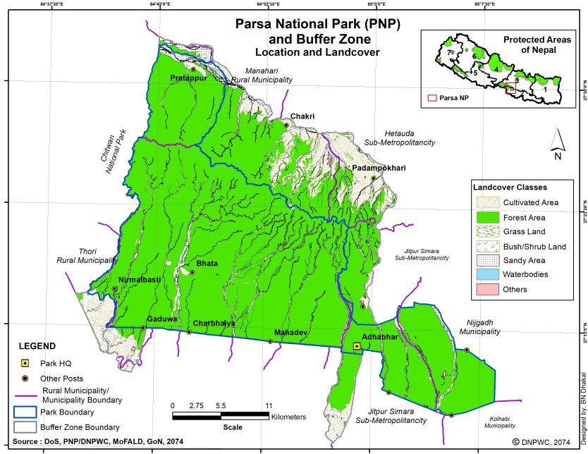 Parsa National Park: A Paradise for Wildlife Enthusiasts 2 Parsa National Park and Buffer zone