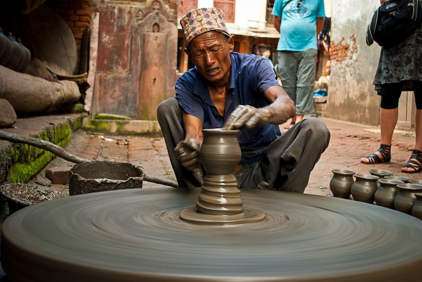 Traditional Pottery Art: A Must-do Experience in Bhaktapur 5 Hands-on Pottery Experience: