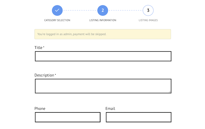 add contact listing