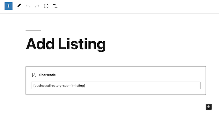 add listing back