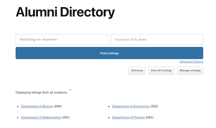 Alumni Directory