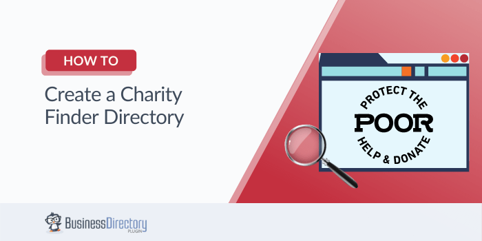 How to Create a Charity Finder Directory