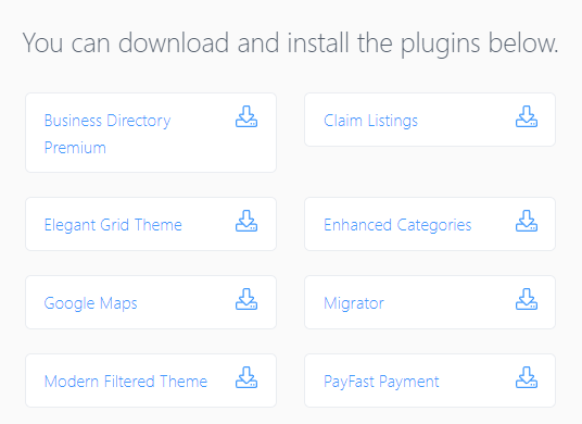 Downloading the Claim Listings add-on