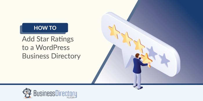 how to add star ratings to WordPress business directory