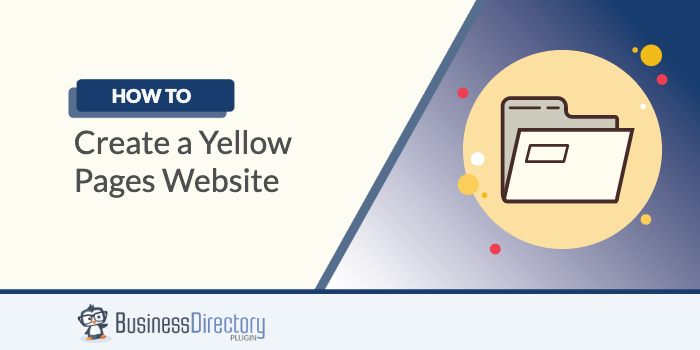 How to create yellow pages website with yellow pages software