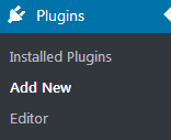 Plugins > Add New