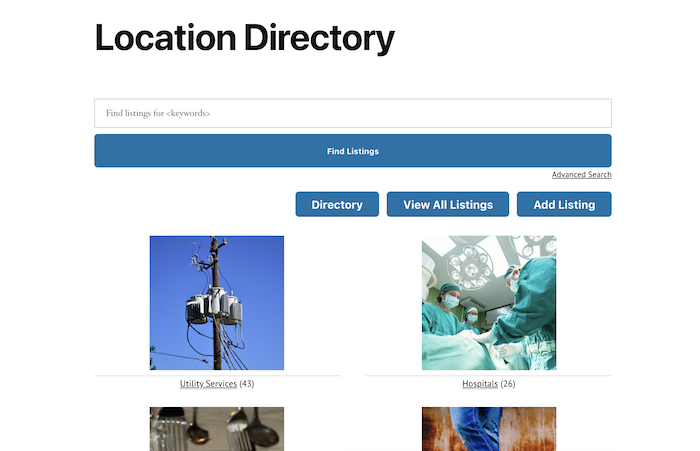 location directory main archive