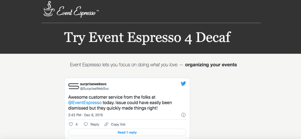 Event Espresso: a great WordPress events plugin