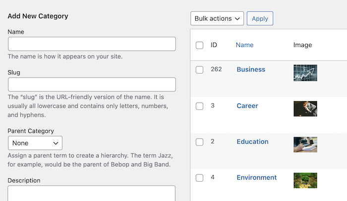 webinar directory categories